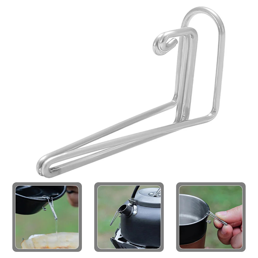 

2pcs Stainless Steel Coffee Drip Spout Portable Camping Diversion Nozzle For Hand Pour Brewing Water Guide Frame