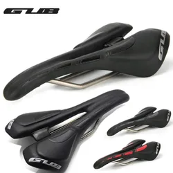 GUB Wide MTB Mountain Bicycle Saddle Bike Seat For Bikes Cycling Leather Saddle Hollow Seat Cushion Road Bike Seat Bicicleta Men