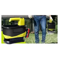 5.5 L Handheld Electric Spreader Seed Planting Tool 6 Level Adjust Speed Reusable Fertilizer Spreader Cordless Patio Lawn Garden