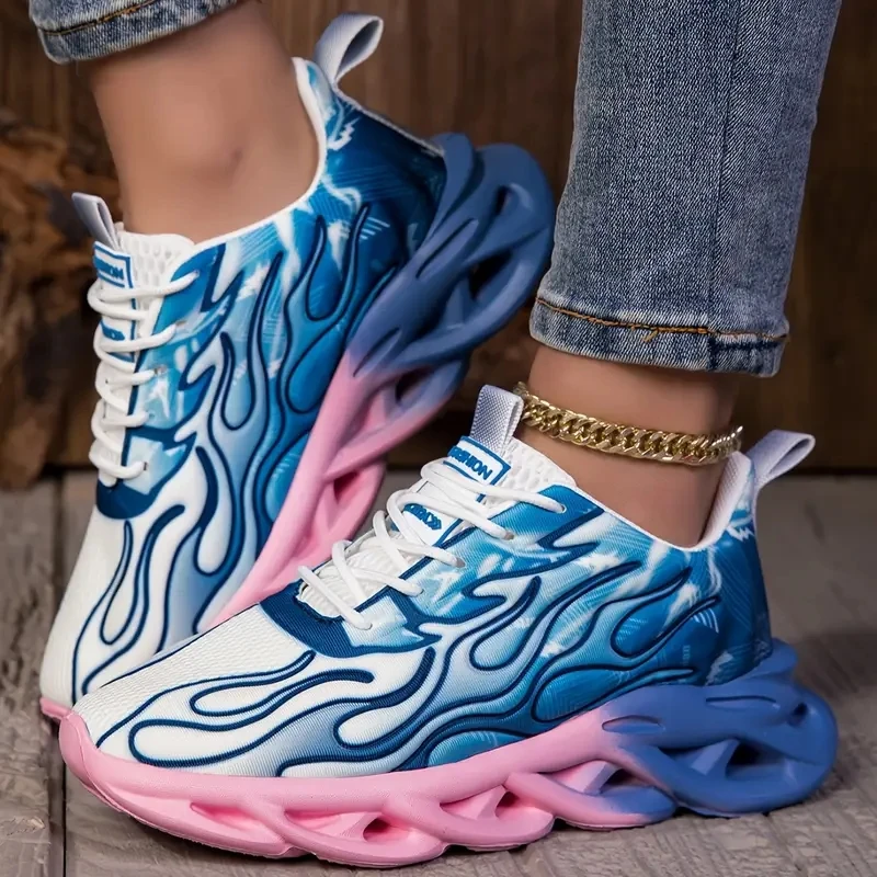 MAEDEF Women's Shoes Men Women Running Sports Shoes Lightweight Mesh Breathable Comfortable Flat Soft Tennis Shoe Sneakers Woman