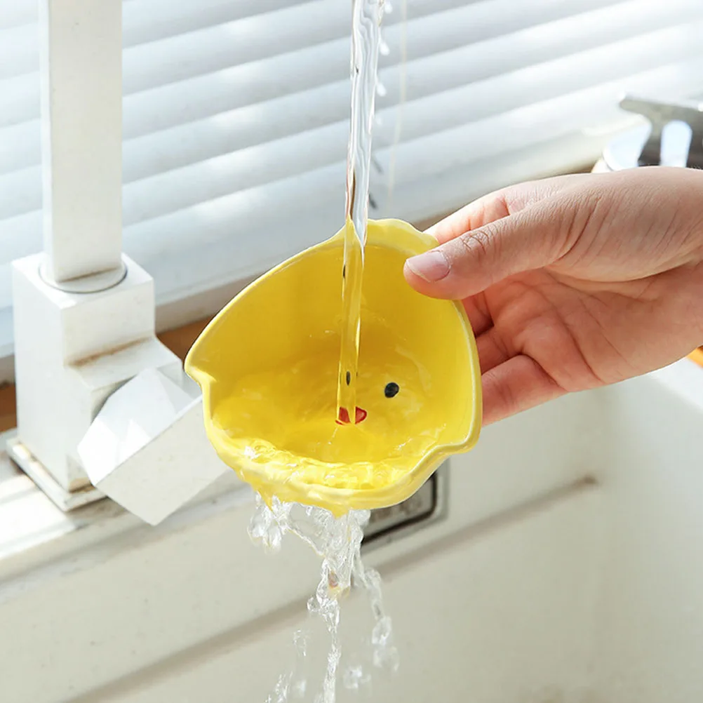 

2Pcs Pet Feeding Dishes with Large Capacity Scientific Design Rutin Chicken Food Bowls for Small Animals Washable Lightweight