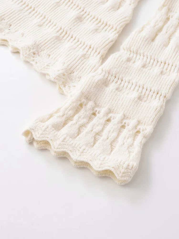 European and American style women's clothing, new style, fashionable, elegant, versatile and simple off-the-shoulder knit top