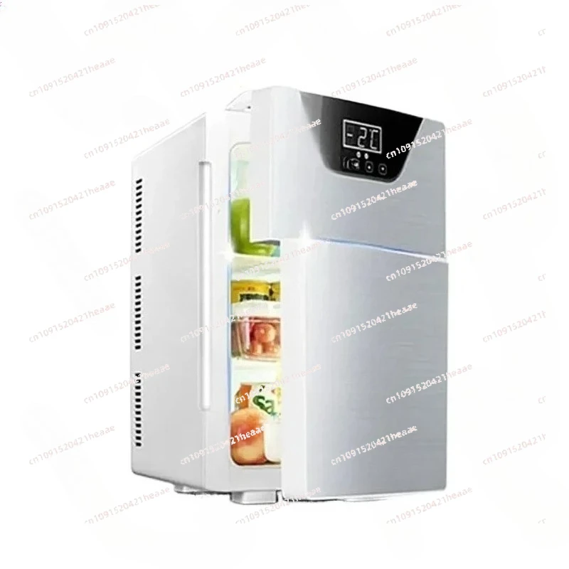 

Suitable for 20L Car Mini Refrigerator Car And Home Dual-purpose Heating And Cooling Dual-door Refrigeration And Preservation