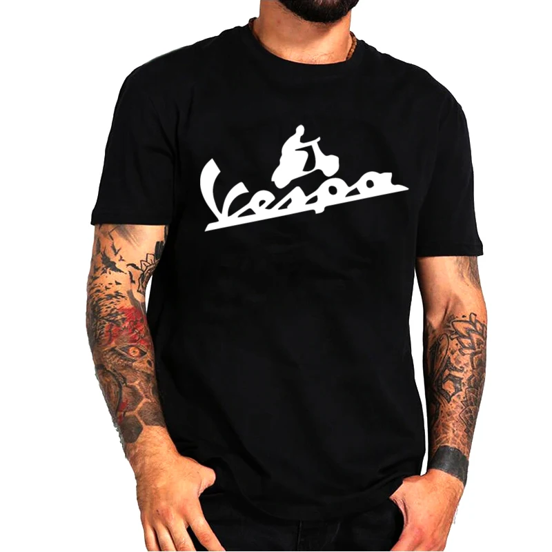 

Harajuku Vespa T Shirt Men Funny Vespa motorcycle Print T-shirt Summer Short Sleeve O Neck Unisex Tees Male Tops