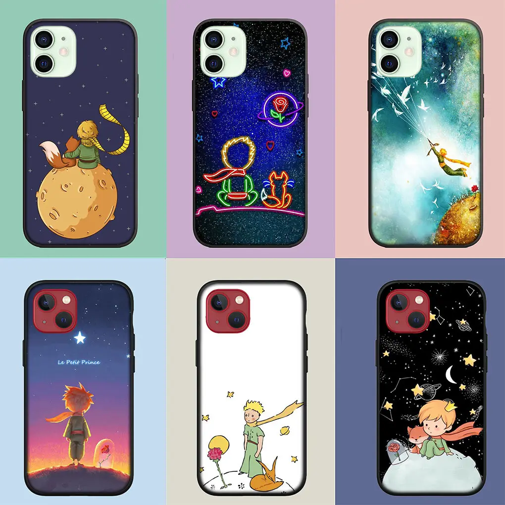 the little Le Petit Prince Cover Phone Case for Apple iPhone 16 11 Pro XS Max X XR 6 7 8 6S Plus + SE 2022 8+ Funda Soft Casing