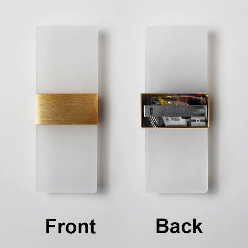 LED Wall Lamp Luxury Golden Modern Acrylic Creative Shell Wall Light For Living Room Bedroom Corridor Staircase Decorative Lamp