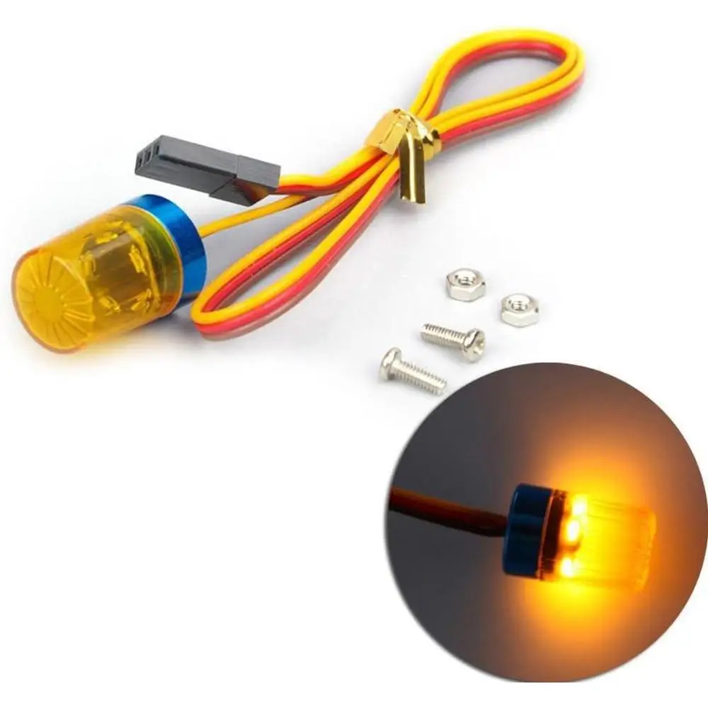 Araba kamyon LED strobing-patlatma ışıkları Alarm yanıp sönen dönen lamba RC model arabalar kamyonlar için