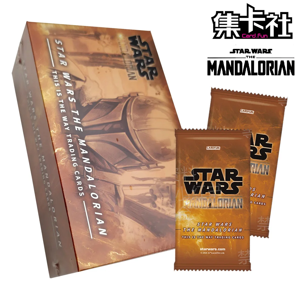 Official Card.fun Star Wars Collection Card Christmas Gift Science Fiction Movie Character The Mandalorian Rare Peripheral Cards