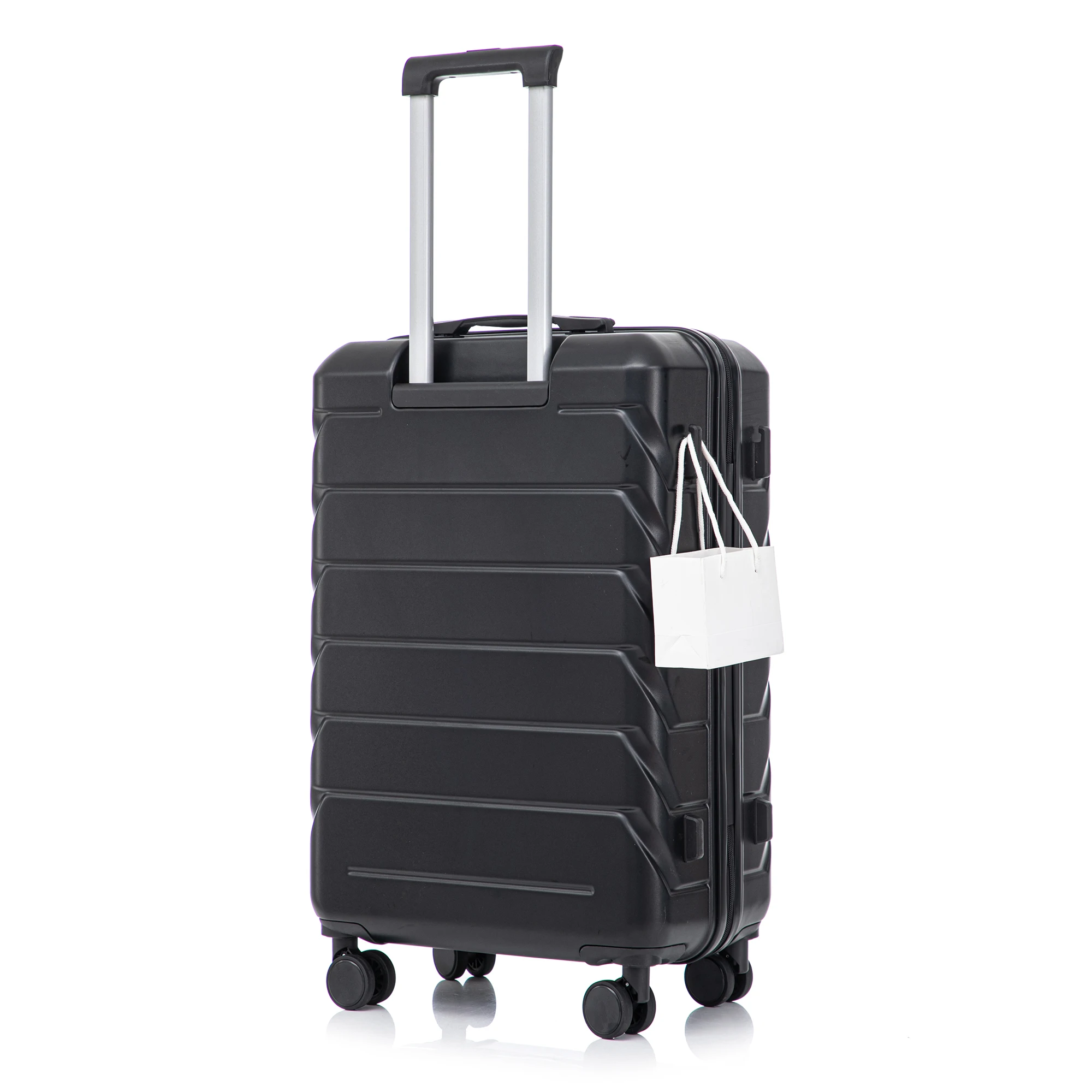 

28" ABS Hard Shell Large Checked Luggage, Lightweight Suitcase with Spinner Wheels, Combination Lock and Side Hooks for Business
