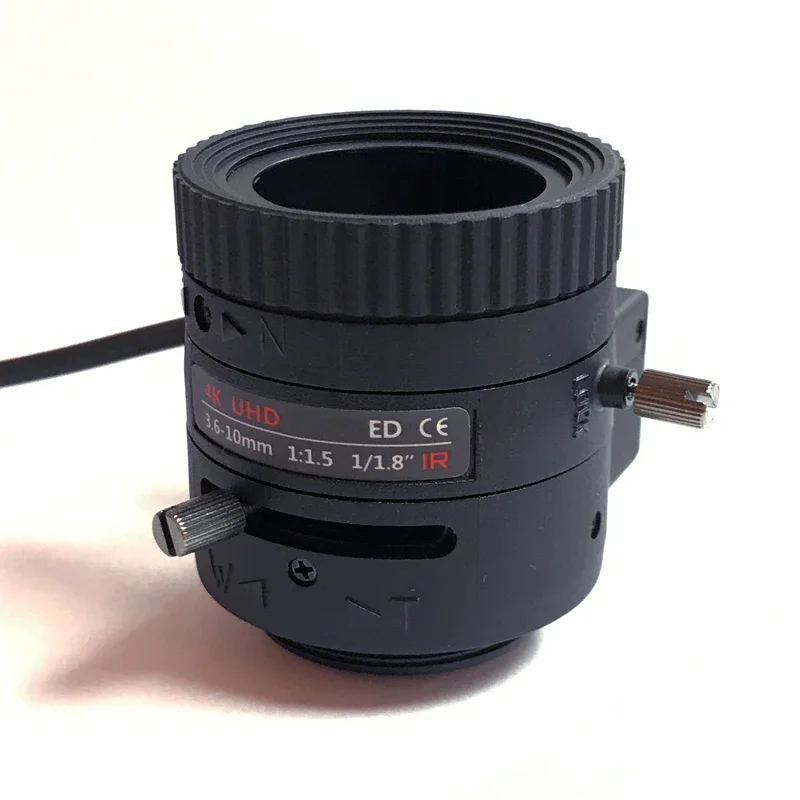 

SL-0142 8MP 4K Security Market Lens 3.6~10mm F1.5 DC/CS Mount 1/1.8" 107~41°