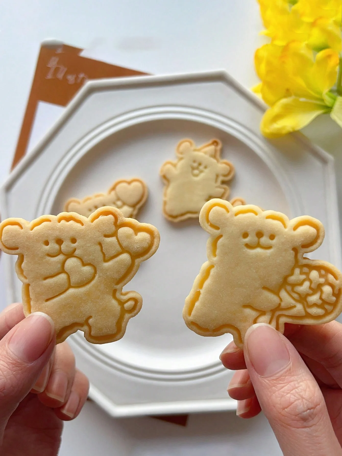 قالب كوكي جرو الخط، طوابع البسكويت، قواطع البسكويت وقوالب الحلوى مع أنماط جرو لطيفة مختلفة، أدوات مطبخ ذاتية الصنع