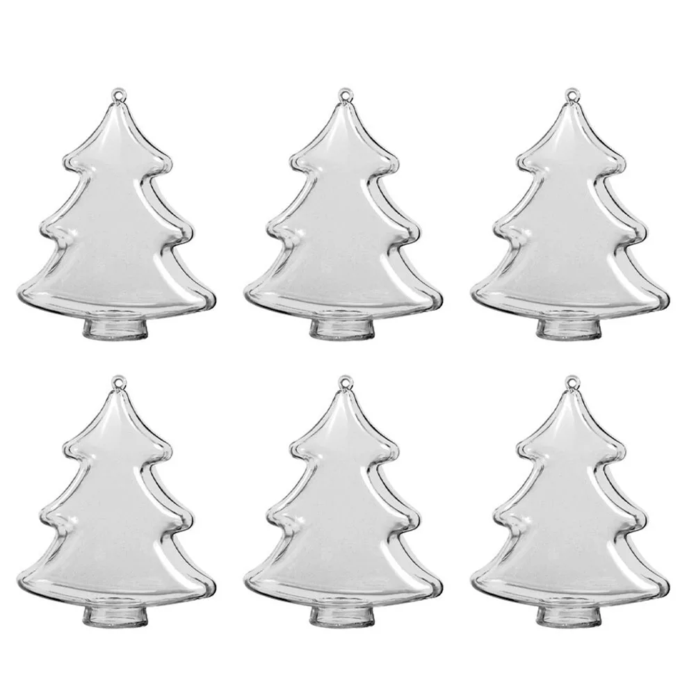 Xmas Tree Pendant Christmas Balls DIY Bauble Ball Hanging Pendant Party Plastic Holiday Seasonal D cor Xmas Tree