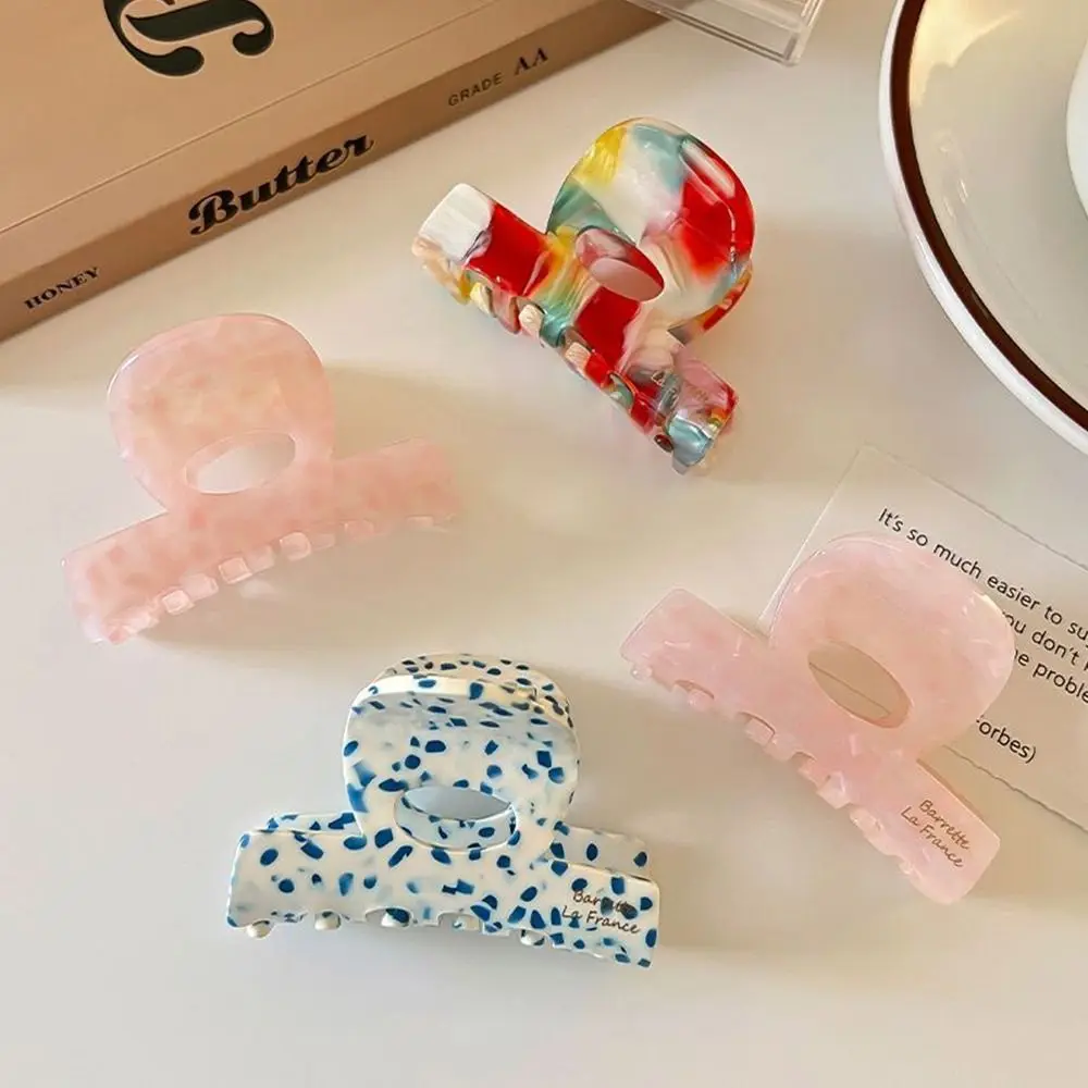 Tägliche französische Haarspange, kleine Haarklammer aus Acetat, elegante, süße Haarnadel für halb hochgestecktes Haar für Damen