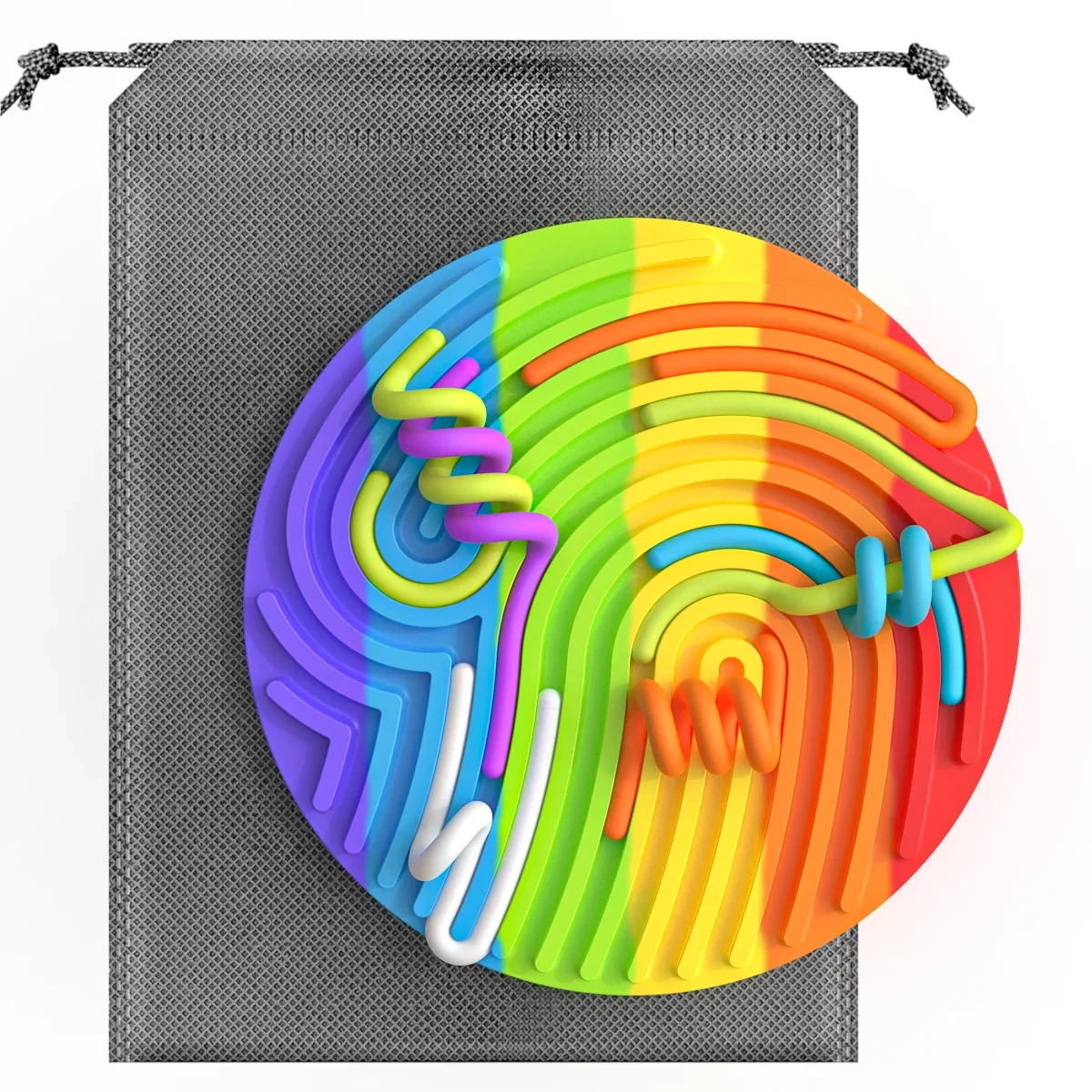 

Настольные игры для сенсорной активности, силиконовая игрушка-непоседа для успокоения стресса, тревоги, СДВГ, аутизма, бесшумная, без беспорядка для детей 3+, взрослых