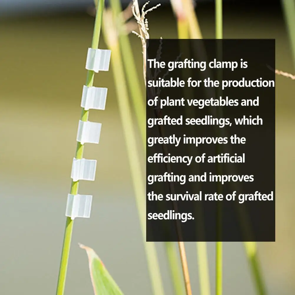 Tomato Graft Clamp Gardening Plastic Graft Clamp For Garden And Plants Garden Accessories