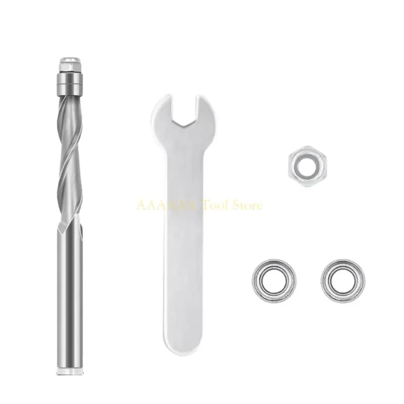 

Набор прецизионных фрез A2BE, фреза с направляющими для подшипников сложных форм, деревянная пластиковая накладка заподлицо для