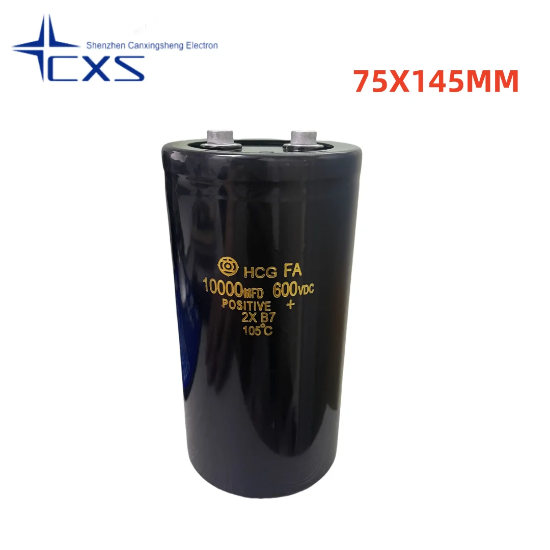 

600V10000UF Size: 75x95/105/145mm 10000UF600v Japan Hitachi High Voltage Inverter Aluminum Electrolytic Capacitor