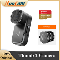 RunCam Thumb 2 Camera 4K 60fps HD Recording Bulit-in Gyro with ND Filters for FPV Racing Drone Airplane