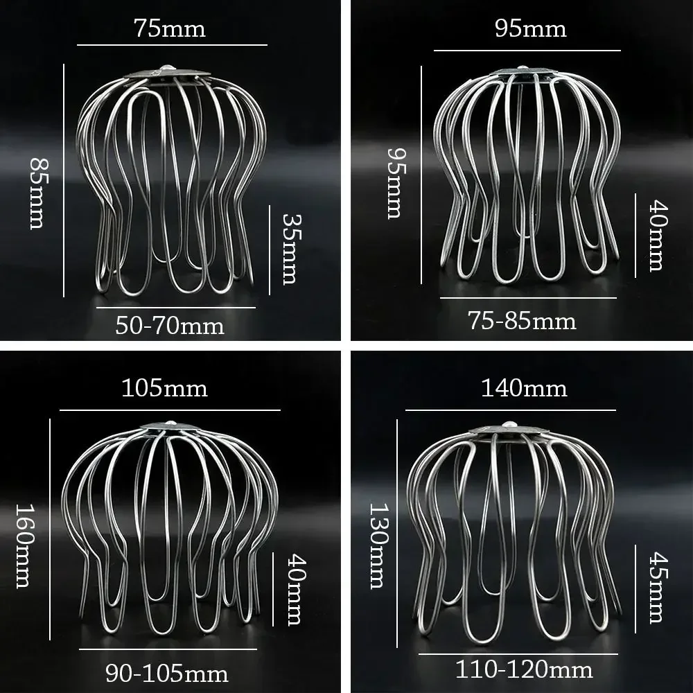 Stainless Steel Down Pipe Gutter Guard Mesh Strainer Gutter Protection Downspout Filter Net Cover to Prevent Leaf Fragments