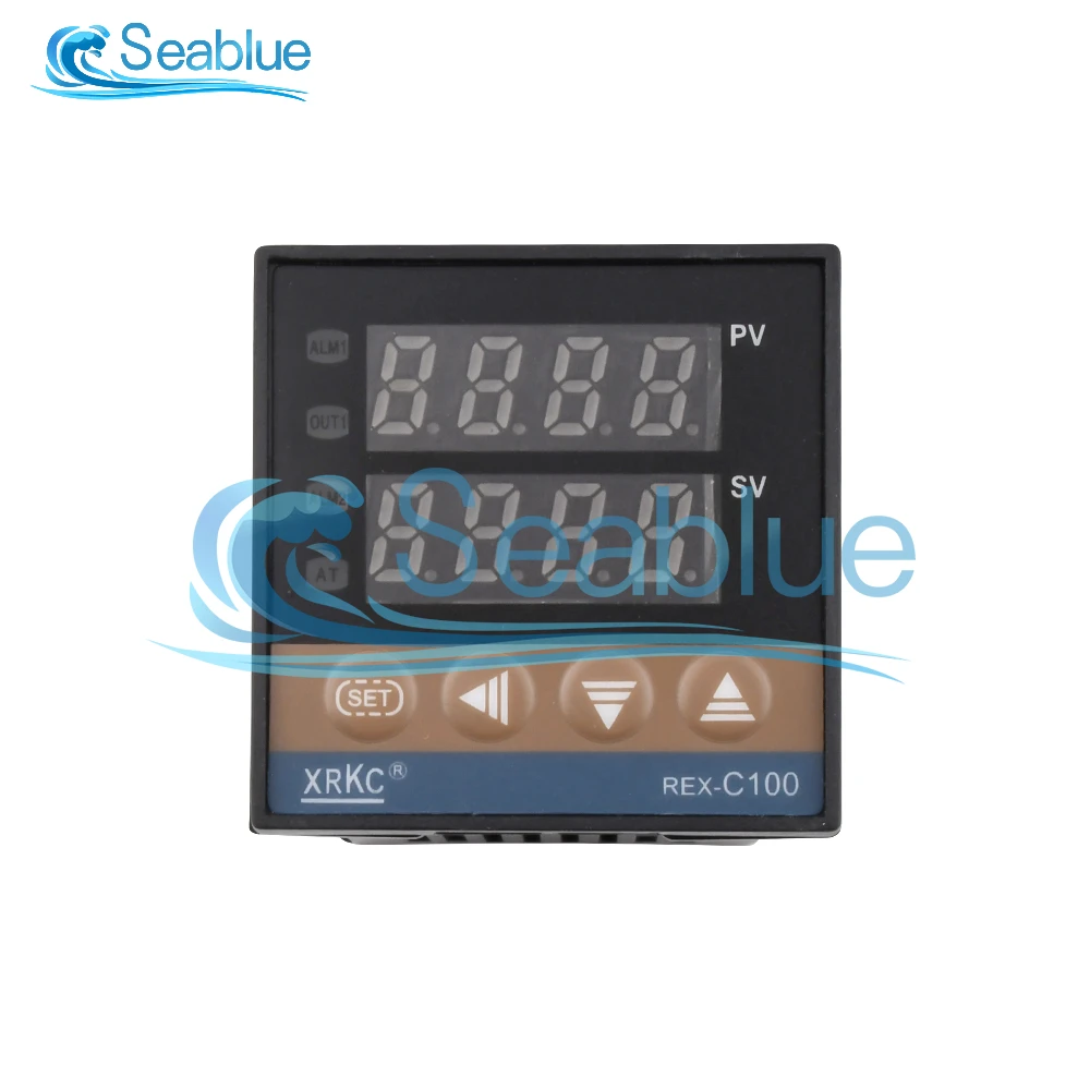 Imagem -02 - Digital Pid Inteligente Controlador de Temperatura Alarme Universal k tipo Rex C100 Termostato Ssr Relé Saída Ac110240v Rex-c100