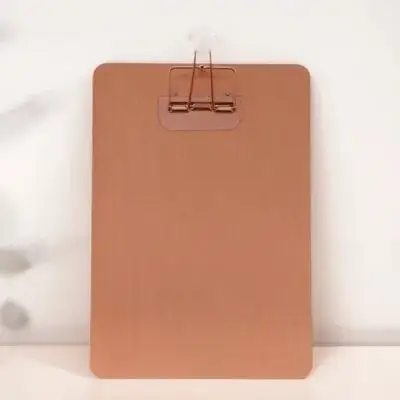 

Stainless Steel A5 Paper Clipboard Writing Splint Hardboard File Clip Document Holder Office School Organizer