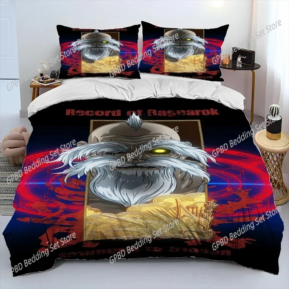 Anime Record of Ragnarok 3D NEW Duvet Cover Pillowcase Bedding Set Adult Girl Bedroom Decoration Children Single Double Large