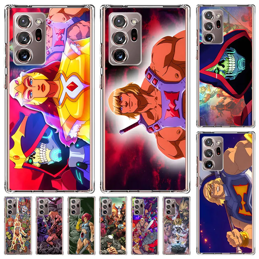 Anime Masters of the Universe Revolution Shell for Samsung Galaxy Note 20 Ultra 5G 10 Plus 8 9 10 Lite TPU Phone Case Soft Cover