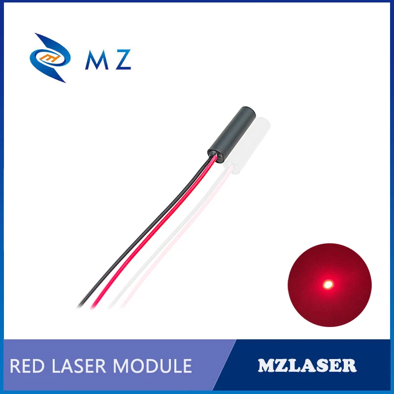 Laser Diode Module Red Dot 650nm 0.5/1/5mW Industrial Grade High Quality Mini D4.5mm Glass Lens Class II~IIIA