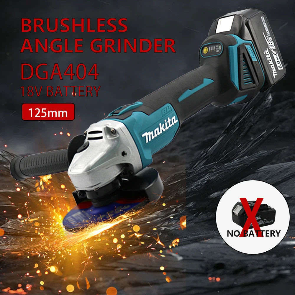 125mm M14 Brushless Electric Angle Grinder Polishing Tool Cutting Machine Woodworking Power Tools for Makita 18V Battery grinder