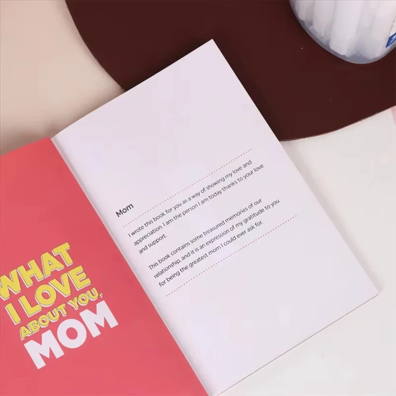 What I Love About You, Mom. Why I Love You Fill-in-the-Blank Gift Book. The Perfect Gift for Mom