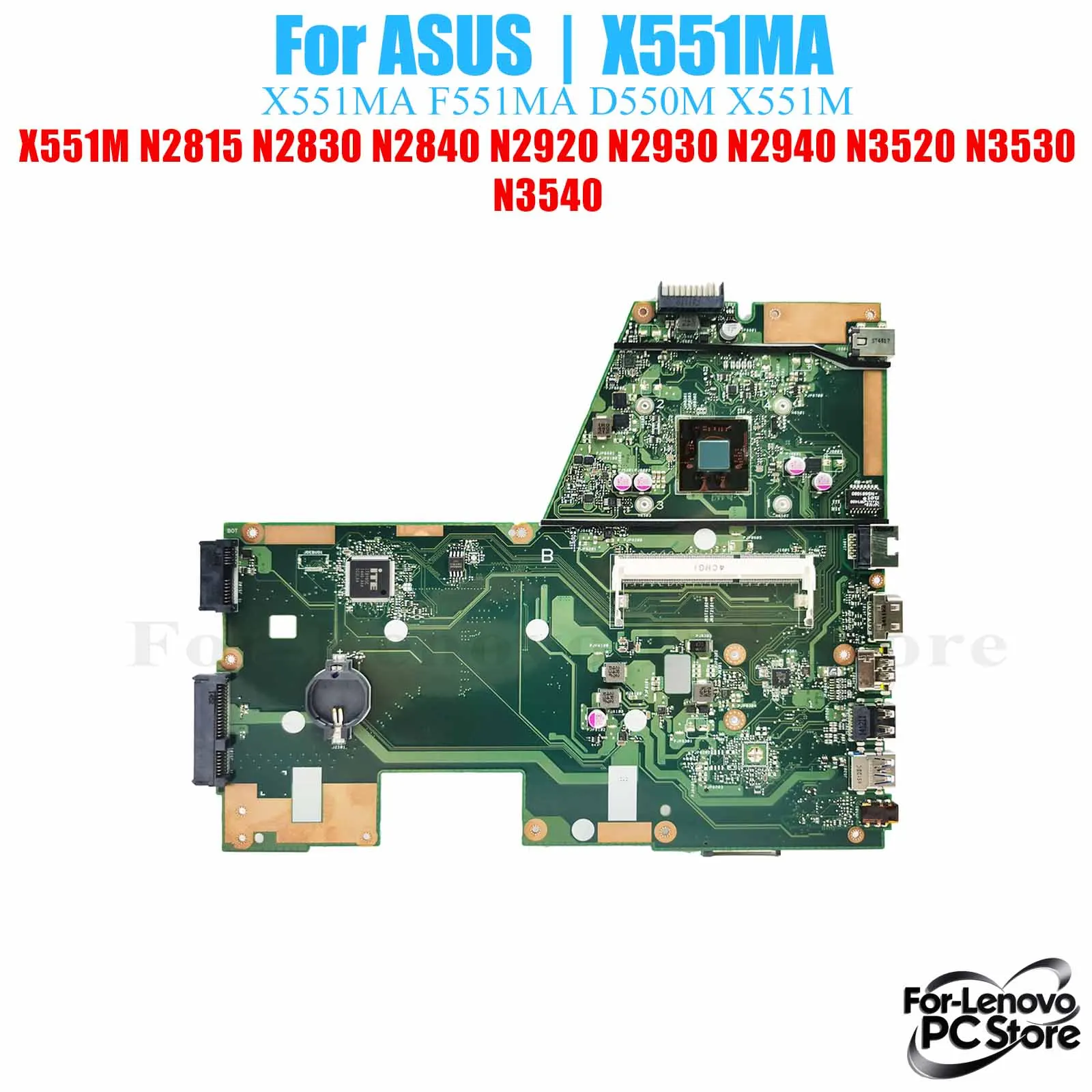 

X551MA для ASUS VivoBook X551 X551MA X551MA X551M F551M F551MA материнская плата для ноутбука материнская плата