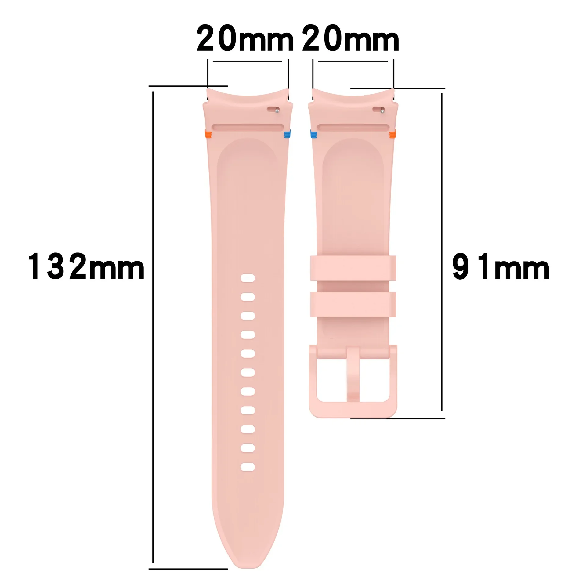 Silikonarmband für Samsung Galaxy Watch FE 7 6 5 4 44 mm 40 mm 5 Pro Offizielles Armband für Watch 6 4 Classic 47 mm 43 mm Band Correa