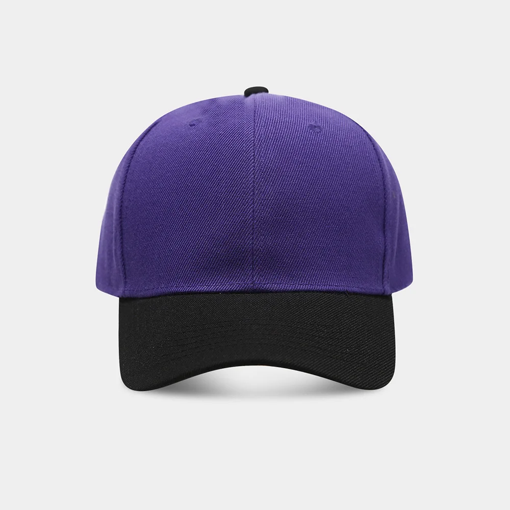 Customized Printed Logo Baseball Cap Men Women Solid Color Blocking Casual Sport Hat Outdoor Sun Protection Dad Caps view 6