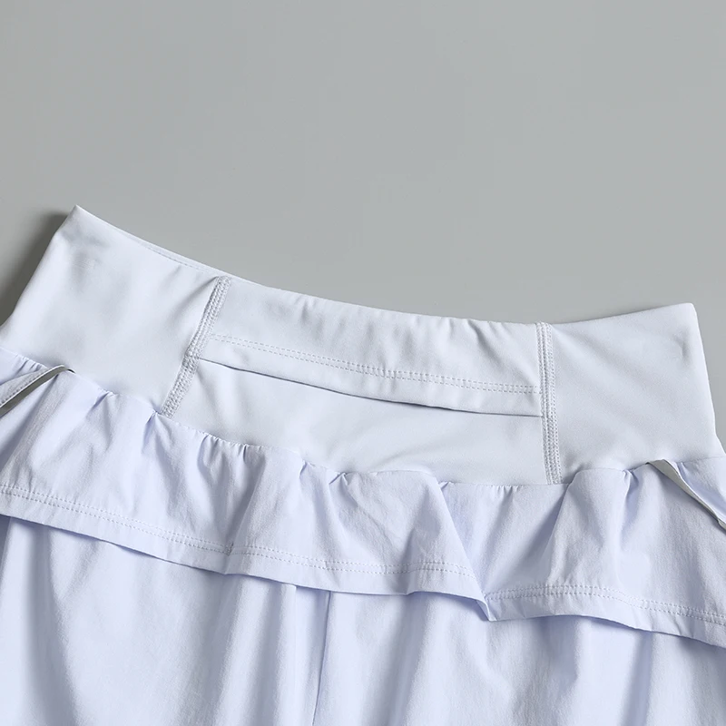 Hoch taillierte Sportshorts für Damen im Sommer, neue lockere Anti-Expositions-Lauf-Trainings-Trainingshose, schnell trocknend, atmungsaktiv