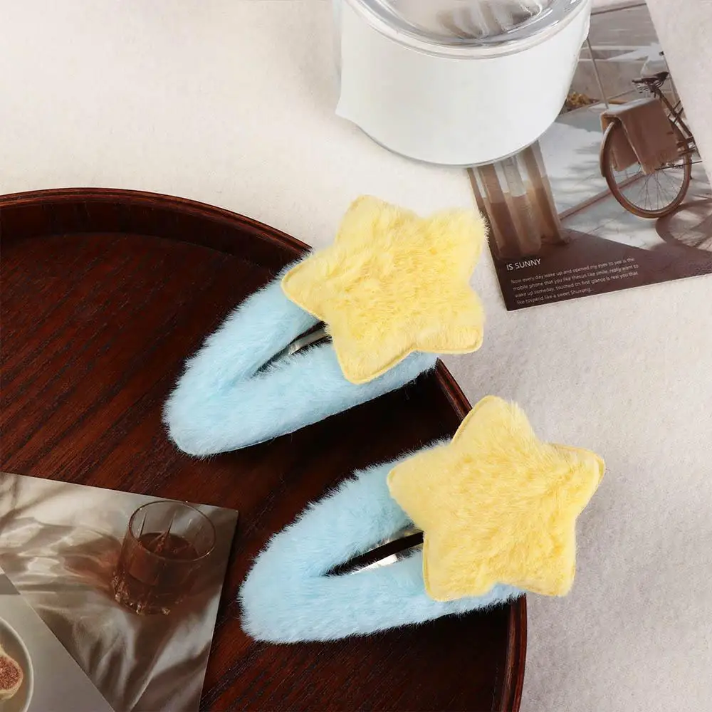 Bella stile minimalista Stella Fermaglio per capelli Ornamento Accessori per capelli Forcine BB Copricapo Dolce e soffice Barrettes Photograh