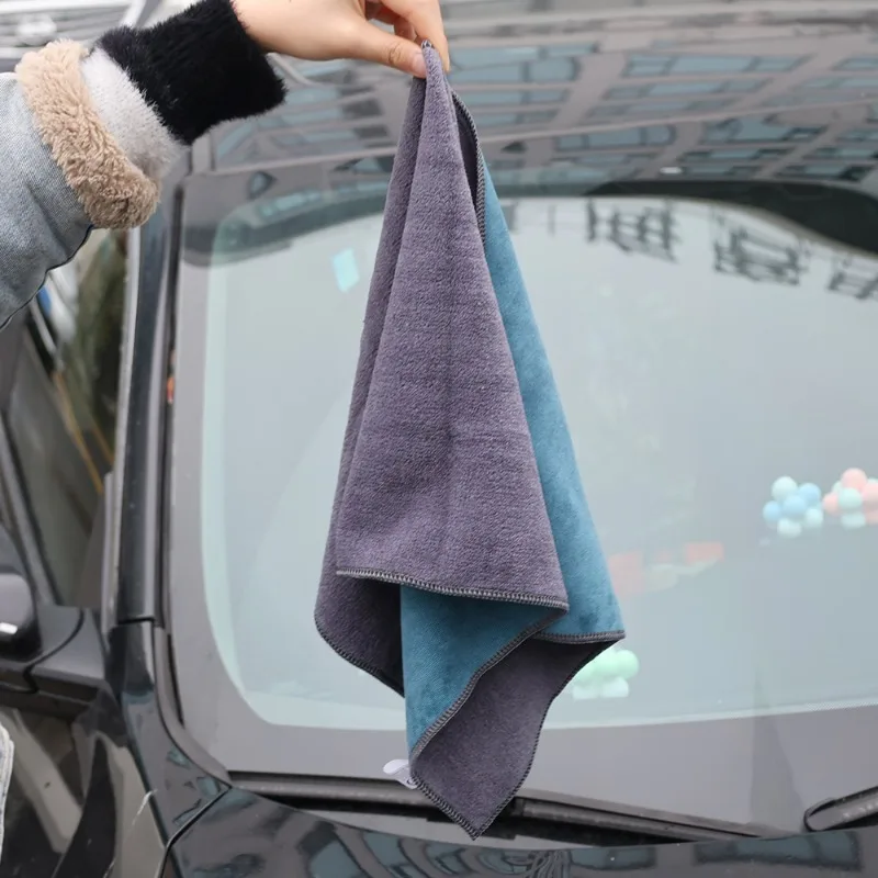 1PC High-end Microfiber Auto Wash Towel Car Cleaning Drying Cloth Hemming Auto Care Cloth Detailing Car Wash Towel Car Detailing