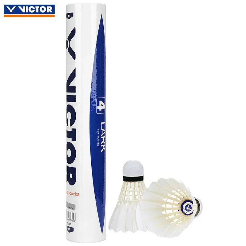 New 100% Genuine Victor Lark 4 Shuttlecocks  Badminton Shuttle Duck Feather Ball for Training