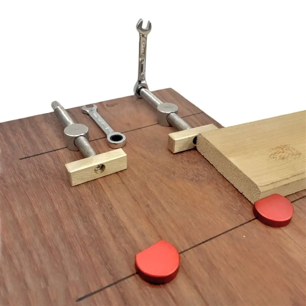 Brass Material Woodworking Bench Dog Adjustable Quick Fixture Brake Inserts Clamping Too Durable Brass Fixture Vise