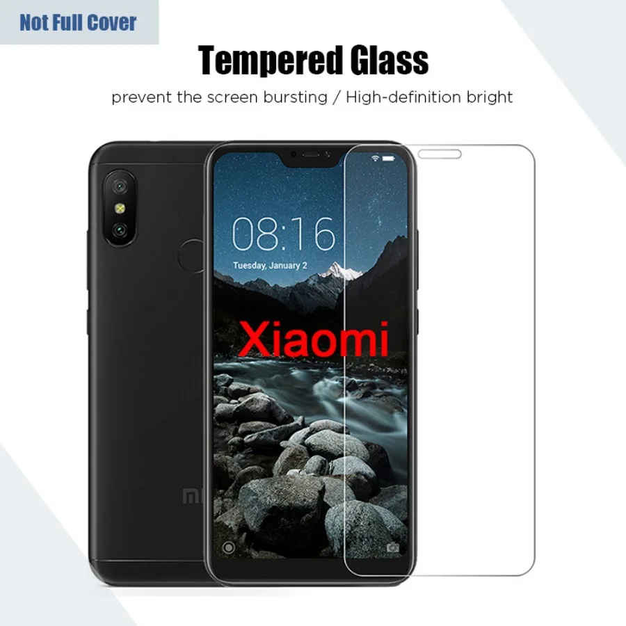2PCS Tempered Glass For Xiaomi Mi 10T lite pro Mi9 lite 9 SE Screen Protector For Mi 6 9T 10 Lite Mi 8 Lite Pro SE AI A2 A3 lIte