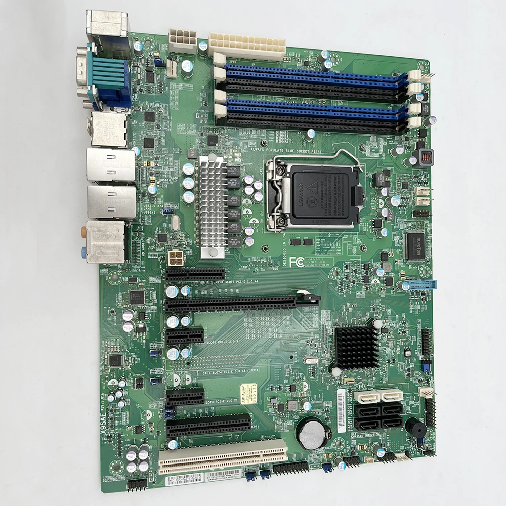 For Supermicro Single Socket Workstation Motherboard 1155 Intel C216 Xeon E3-1200 v2 Series Core i7/i5/i3 DDR3 PCI-E3.0 X9SAE