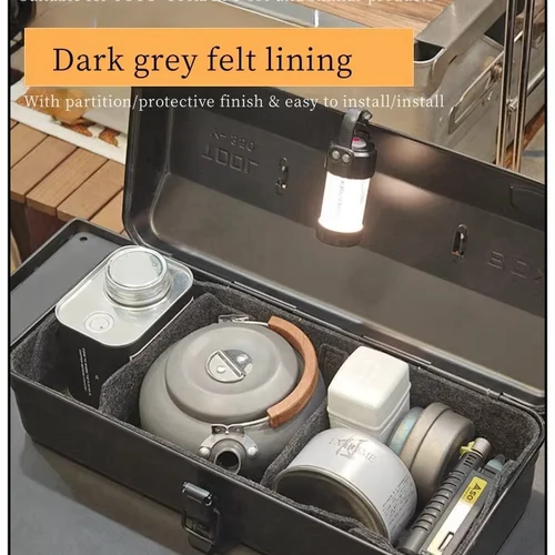캠핑 도요 도구 상자 액세서리, 펠트 내부 안감, 부드러운 트레이, 파티션 피크닉, 도요 도구 상자 Y-350 액세서리, 신제품 