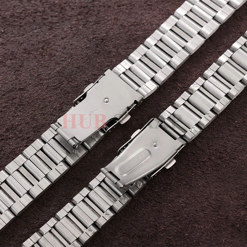 20mm22mm Stainless Steel Three Beads Strap Fashion Sliver Adjustable New Smart Universal Watch Band Women Men Watchbands Correas