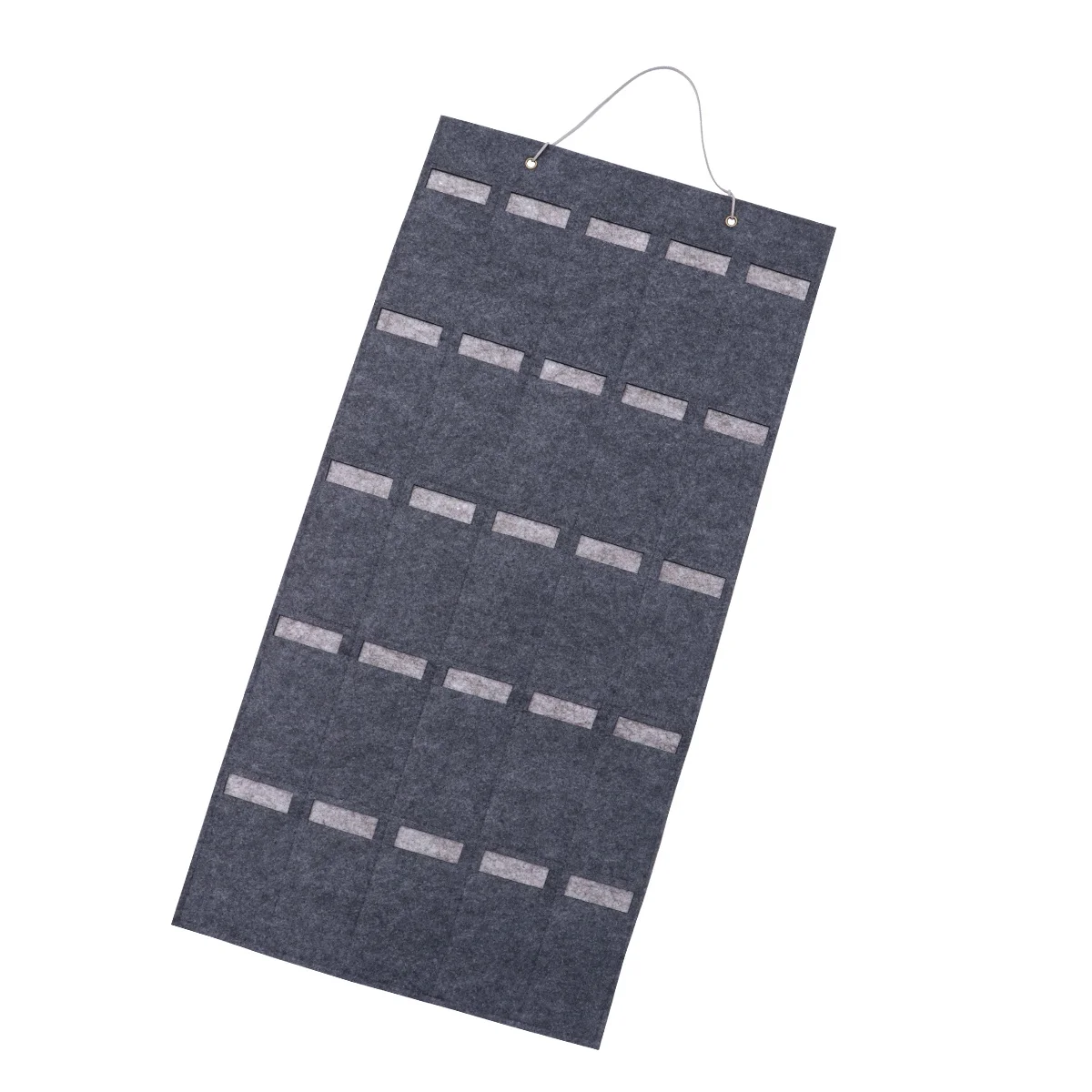 

Felt Sunglasses Organizer Hanging Bag Grey Style B Multi-Functional Storage Organizer for Jewelry Sunglasses Felt Jewelry Bag