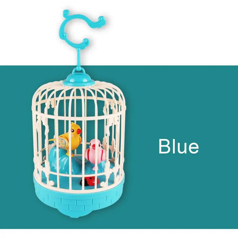 SingingChirping Bird In Cage Realistic SoundsMovementsSinging Chirping Bird Toy In Cage Realistic Sounds Movements Activated