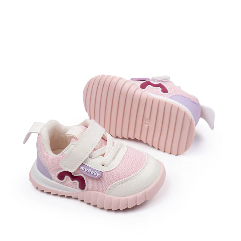 Neonati maschi ragazze 2024 autunno nuove scarpe da bambino Casual sport vento fondo morbido scarpe Casual antiscivolo