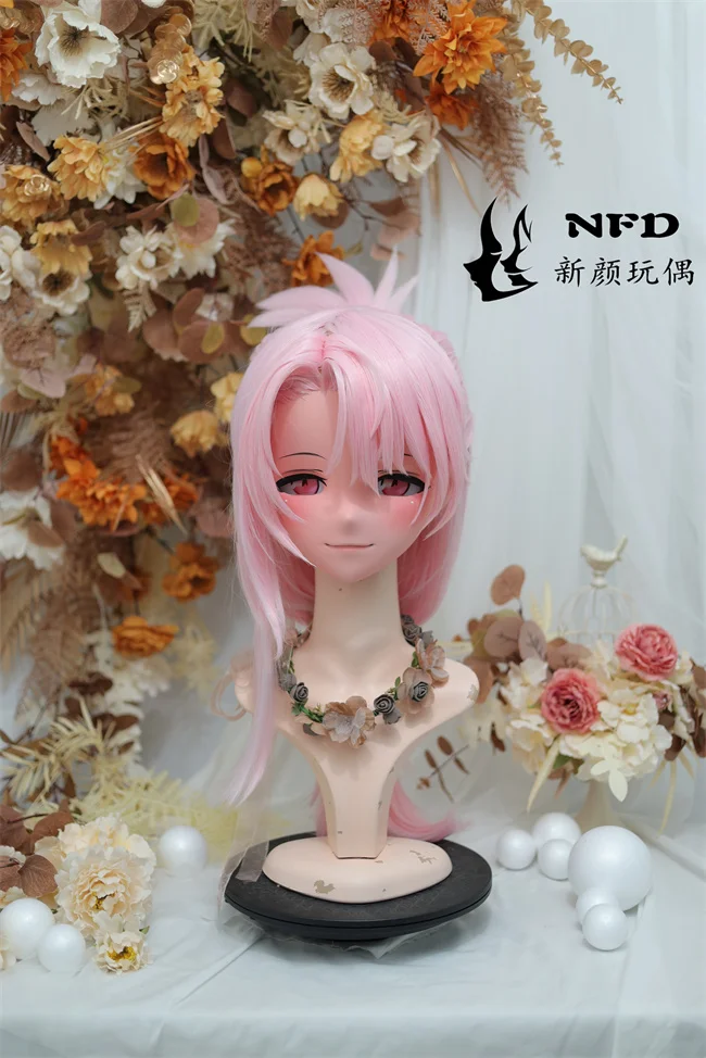 

(NFD42-22)Customize Full Head With Lock Crossdress Doll Female/Girl Japanese Anime Cartoon Character Kig Cosplay Kigurumi Mask