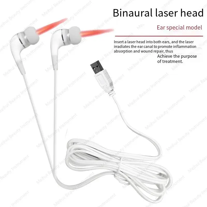 

Infrared Therapy Lamp, Laser Treatment for Neurogenic Tinnitus and Hearing Loss, Ear Fever and Inflammation Treatment Device