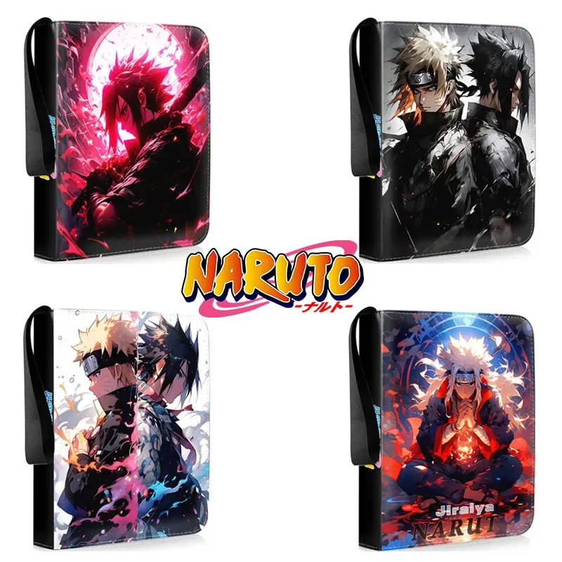 Anime NARUTO 900pcs Card Album Book Collection Card Zipper Game Cards Naruto Sasuke Sakura Kakashi Binder Holder Kids Gift