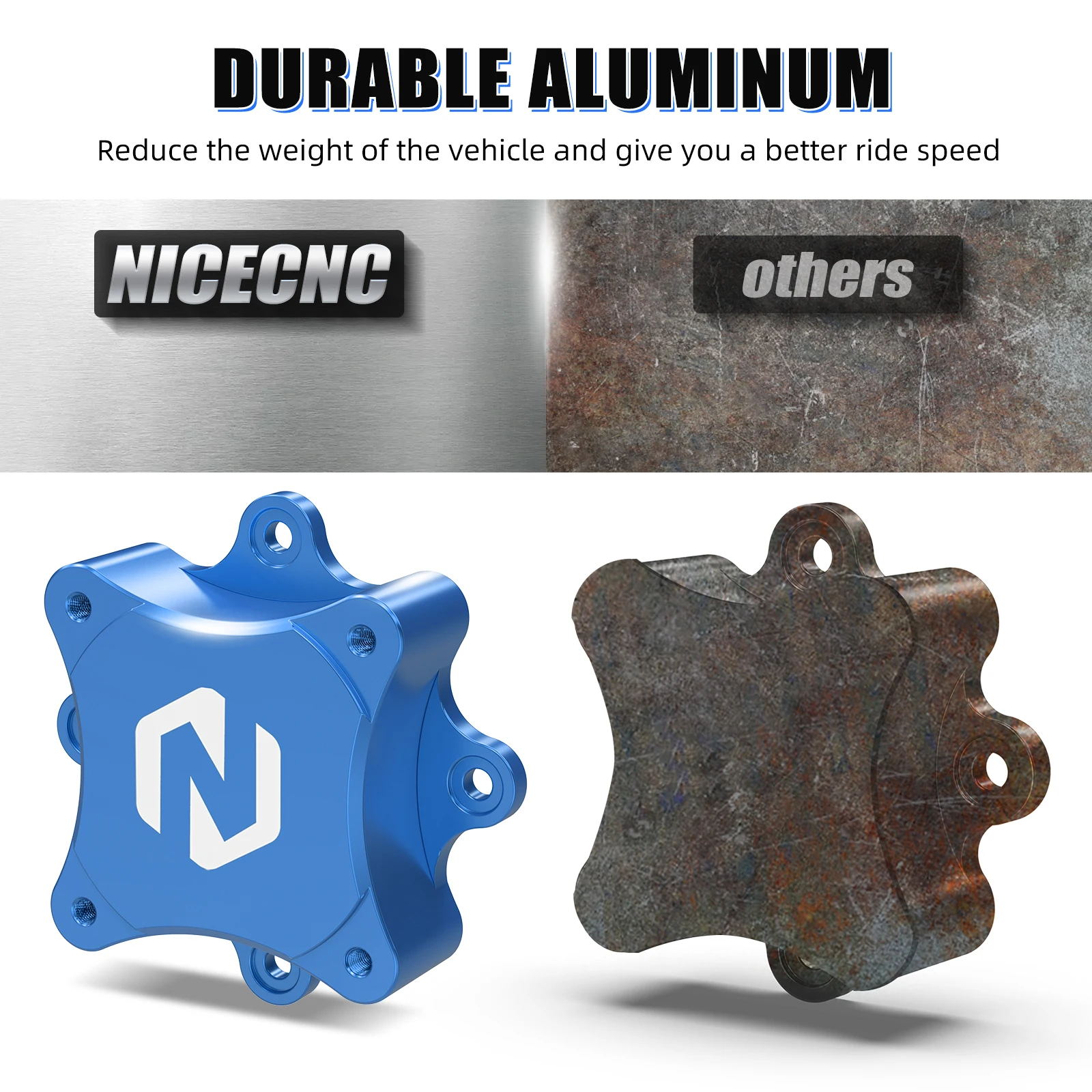 NICECNC +1,5 Zentrierabstandshalter für Vorder- und Hinterradnaben für Yamaha Raptor 660 700 700R YFZ450 RSE 2006-2026 Aluminium ATV Zubehör – Detail 11