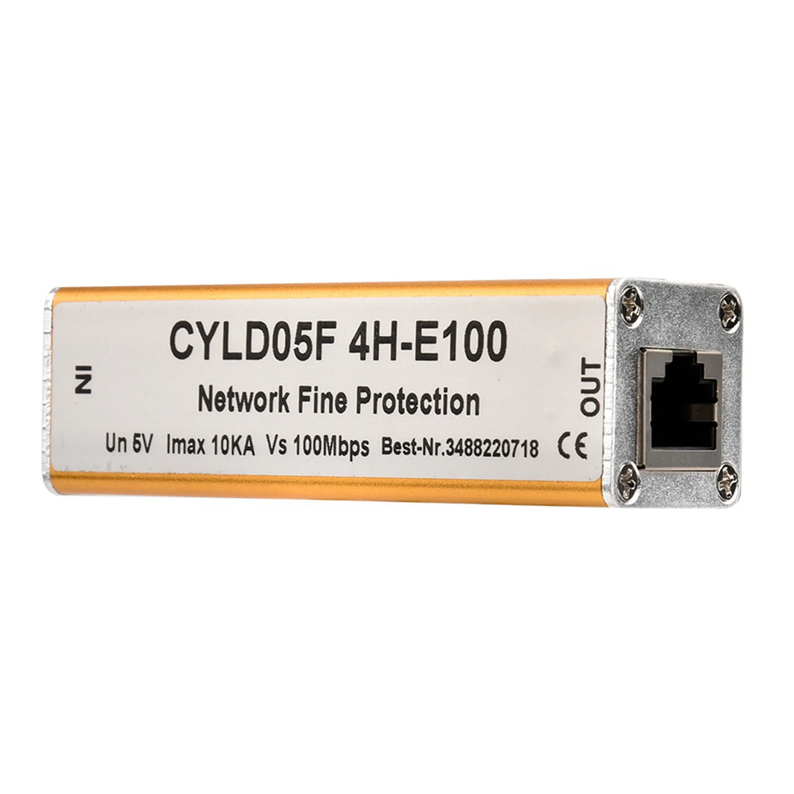 Universal RJ45 RJ11 Adapter Ethernet Netzwerk Überspannungsschutz Donner Beleuchtung Ableiter Schutz 5V Stabil Donnerfest Langlebig